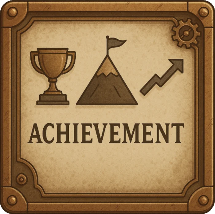 Trophy and checklist